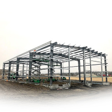 Large Span New Design Quick Install Qatar Modern Building Galvanized Light Steel Structure Frame Workshop Warehouse Shed